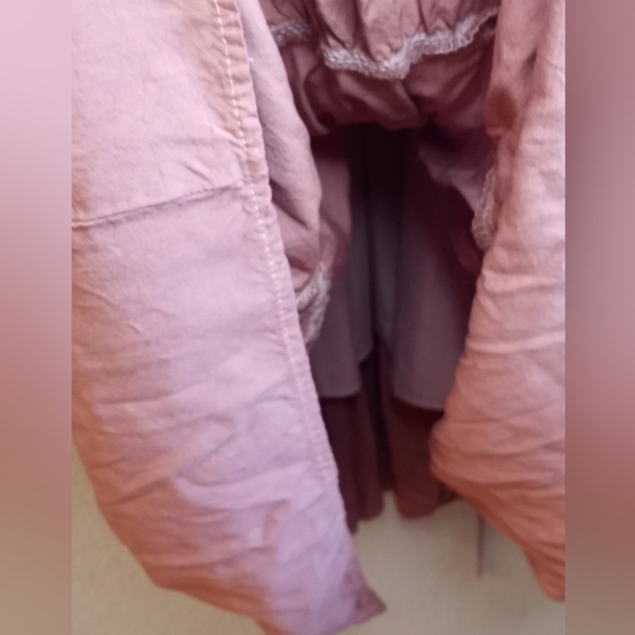 Lillusory Coquette Girl Off The Shoulder Balloon Sleeve Flowy Dress Cottagecore - Picture 4 of 6